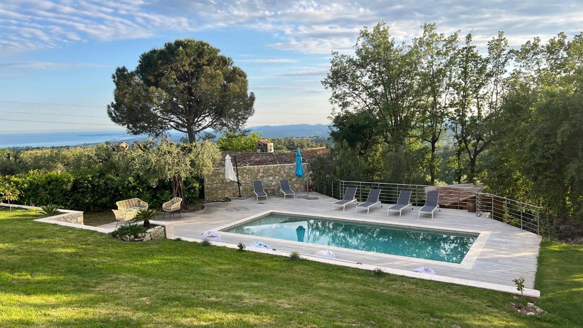 Magnifique Villa Moderne Avec Piscine La Gaude Extérieur photo